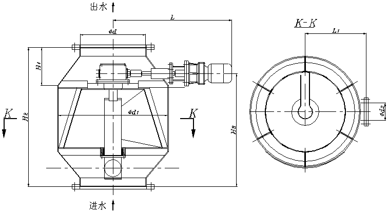 WF-A型二次濾網(wǎng)外形圖