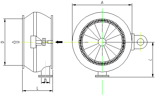 WF-B型二次濾網(wǎng)外形圖